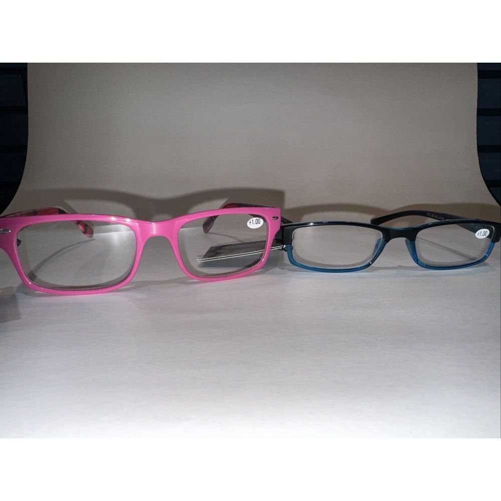 2-Magnifying Glasses for Reading High Magnification +1.00 Power Magnifier Reader